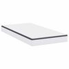 vidaXL Matelas Blanc et Gris 90 x 200 cm Printemps Bonell