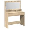 vidaXL Table de Toilette Ch&ecirc;ne Sonoma 100 x 41 x 135 cm