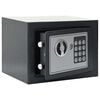 vidaXL Coffre-fort numérique Gris foncé 23 x 17 x 17 cm Acier