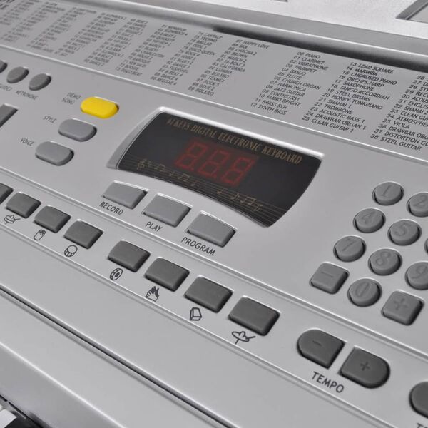 vidaXL Clavier piano &eacute;lectrique avec 61 touches