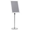 vidaXL Support d'affiche A3 sur pied Argent&eacute; Alliage d'aluminium