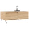 vidaXL Table basse Ch&ecirc;ne sonoma 90x50x36,5 cm Bois d'ing&eacute;nierie