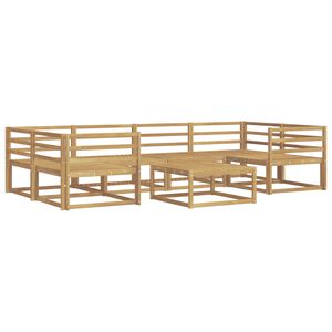 vidaXL Ensemble de canap&eacute;s d'ext&eacute;rieur 7 pcs Blanc