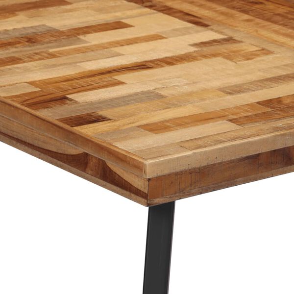 vidaXL Table &agrave; manger 169x98,5x76 cm bois massif de teck