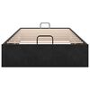 vidaXL Cadre de lit ottoman sans matelas noir 80x200 cm velours