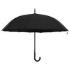 vidaXL Parapluie automatique Noir 120 cm