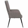 vidaXL Chaise de relaxation Taupe Tissu