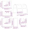 vidaXL Lit mezzanine enfants avec tunnel sans matelas rose 90x200 cm