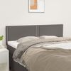 vidaXL Têtes de lit 2 pcs Gris 72x5x78/88 cm Similicuir