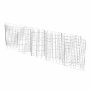 vidaXL Panier de gabion Acier galvanis&eacute; 300x30x100 cm