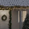 vidaXL Guirlande lumineuse de Noël 100 LED Blanc chaud 10 m Acrylique PVC