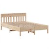 vidaXL Cadre de lit sans matelas 140x190 cm bois de pin massif