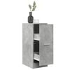vidaXL Armoire d'apothicaire gris b&eacute;ton 30x41x77,5cm bois d'ing&eacute;nierie