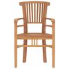 vidaXL Ensemble &agrave; manger de jardin 5 pcs Bois de teck massif
