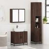 vidaXL Ensemble de meubles de salle de bain 3 pcs Chêne marron