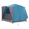 vidaXL Tente Cabane avec toit avec stockage Bleu 425 x 396 x 222 cm