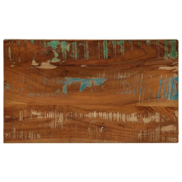 vidaXL Dessus de table 50x20x2,5 cm rectangulaire bois massif r&eacute;cup&eacute;r&eacute;