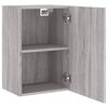vidaXL Meubles TV muraux 2pcs sonoma gris 40,5x30x60cm bois ing&eacute;nierie