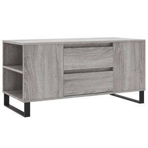 vidaXL Table basse sonoma gris 102x44,5x50 cm bois d'ing&eacute;nierie