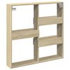 vidaXL Armoire murale ch&ecirc;ne sonoma 80x15x80 cm bois d'ing&eacute;nierie