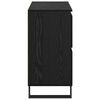 vidaXL Buffet 2 pcs Ch&ecirc;ne noir 60 x 35 x 70 cm