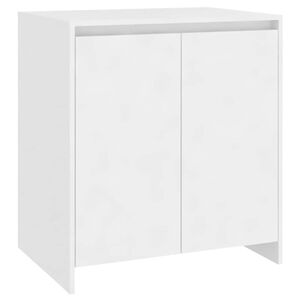 vidaXL Buffet Blanc 70x41x75 cm Bois d'ing&eacute;nierie