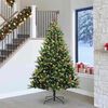 vidaXL Arbre de No&euml;l artificiel en silicone flexible 300 LEDs 240 cm