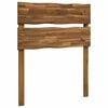 vidaXL T&ecirc;te de lit en bois brut ROSTOCK Naturel 90 cm