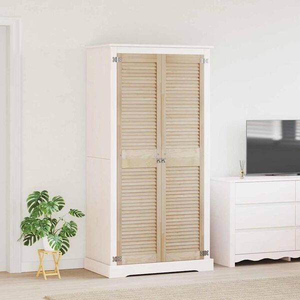 vidaXL Porte de Cabinet avec porte 2 pcs Naturel 170 x 2,1 x 39,5 cm