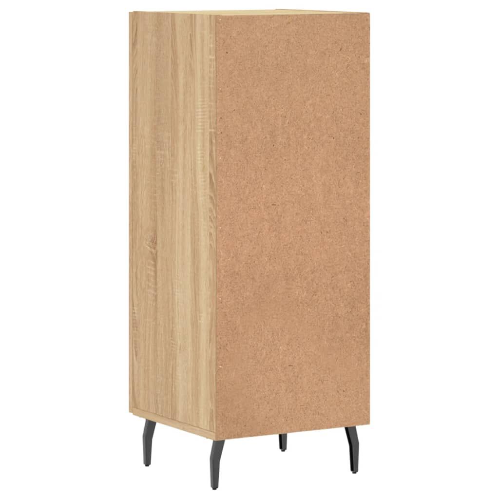 vidaXL Buffet Chêne sonoma 34,5x34x90 cm Bois d'ingénierie