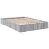 vidaXL Cadre de lit sans matelas sonoma gris 150x200 cm