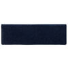 vidaXL Tapis d'escalier autocollants 15 pièces 65 x 21 x 4 cm Bleu marine Bord rectangulaire