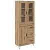 vidaXL Haut Armoire avec tiroir Ch&ecirc;ne artisanal 69,5 x 34 x 90 cm