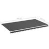 vidaXL Tissu de remplacement pour auvent Anthracite 6x3,5 m