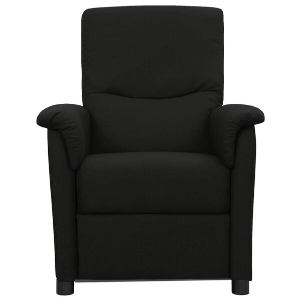 vidaXL Fauteuil électrique de massage Noir Tissu