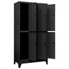 vidaXL Armoire à casiers Anthracite 90x45x180 cm Acier
