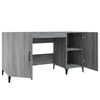 vidaXL Bureau Sonoma gris 140x50x75 cm Bois d'ing&eacute;nierie
