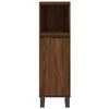 vidaXL Armoire de bain ch&ecirc;ne marron 30x30x100 cm bois d'ing&eacute;nierie