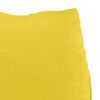 vidaXL Coussin de Dos Jaune clair 60 x 20 x 50 cm tissu