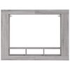 vidaXL Meuble TV sonoma gris 152x22x113 cm bois d'ing&eacute;nierie