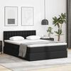 vidaXL Lit avec rangement et matelas Noir 140 x 190 cm Simili cuir