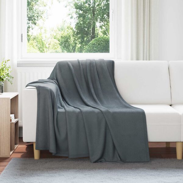 vidaXL Couvertures &agrave; jeter 24 pcs Gris fonc&eacute; 200 x 150 cm Toison