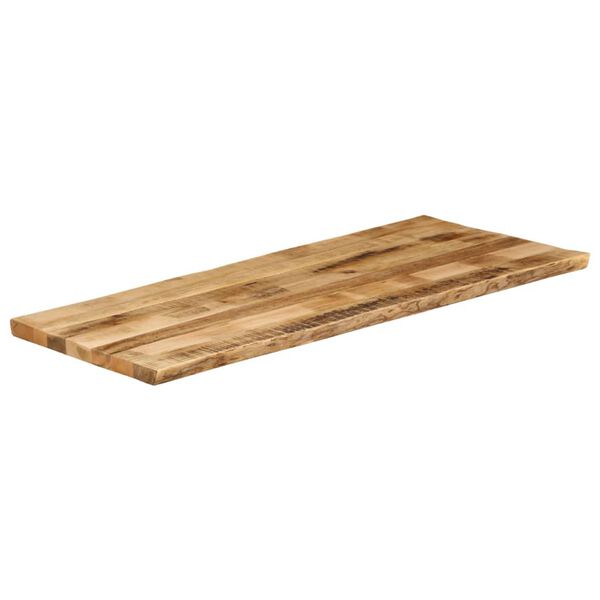 vidaXL Dessus de table bord vivant 140x60x3,8 cm bois de manguier brut
