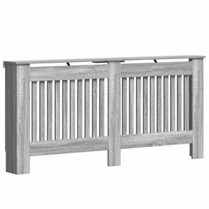 vidaXL Cache-Radiateur Sonoma gris 172 x 19 x 81,5 cm
