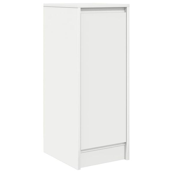 vidaXL Buffet blanc 29,5x34x76 cm bois d'ing&eacute;nierie