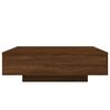 vidaXL Table basse ch&ecirc;ne marron 100x100x31 cm bois d'ing&eacute;nierie