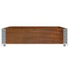 vidaXL Collier de palette marron 120x80 cm bois de pin solide
