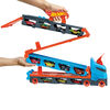 Hot Wheels Jeu de construction de pistes et voitures Speedway Hauler