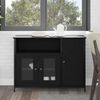 vidaXL Buffet Ch&ecirc;ne noir 100 x 35 x 75 cm