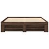 vidaXL Cadre de lit sans matelas ch&ecirc;ne marron 150x200 cm
